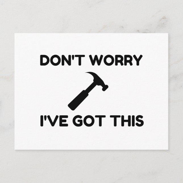 CARTE POSTALE NE T'INQUIÈTE PAS D'AVOIR CET HUMMER (Devant)