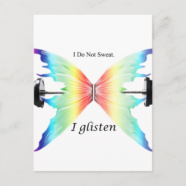 Carte Postale Ne transpire pas...Écouter (Devant)