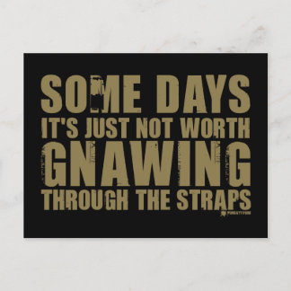 Carte Postale Ne Vaut Pas La Peine De Gnawing À Travers Les Sang