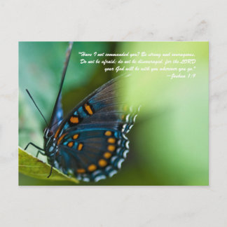 Carte Postale "Ne vous ai-je pas commandé ? Soyez forts et coura