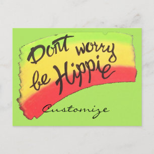 Carte Postale Ne vous inquiétez pas être Hippie Thunder_Cove