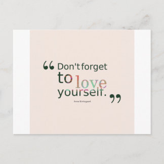 Carte Postale Ne vous oubliez pas de vous aimer.-__citations-par