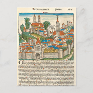 Carte Postale Neapolis Naples Italie Manuscrit médiéval