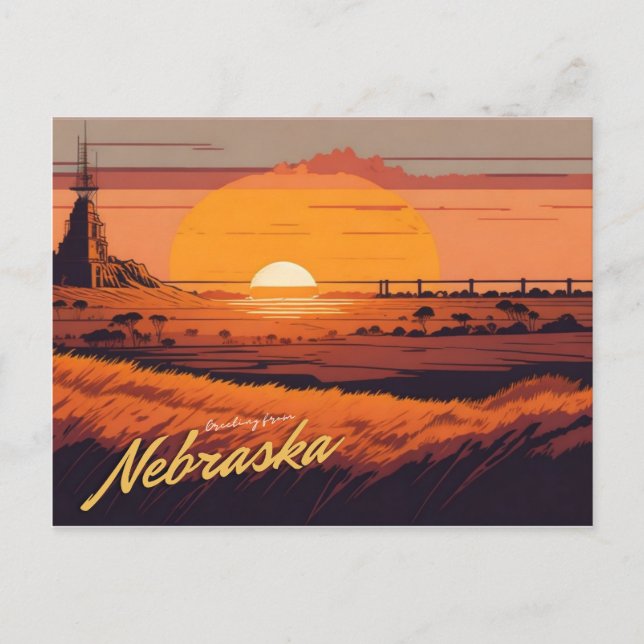 Carte Postale Nebraska (Devant)
