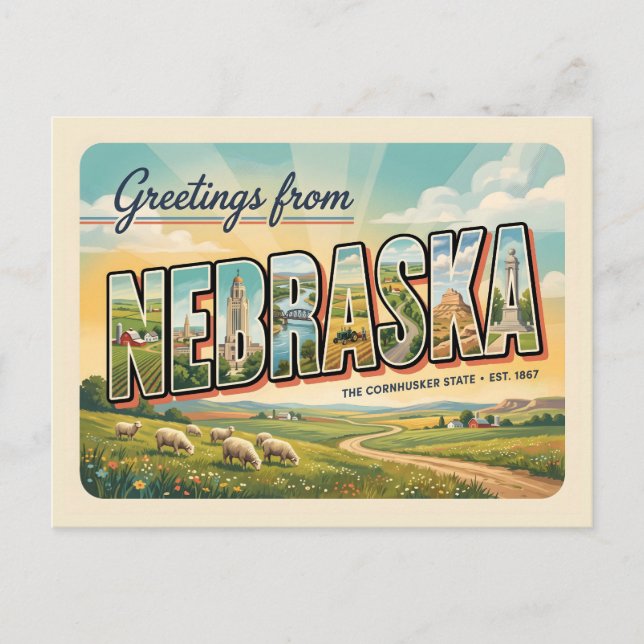 Carte Postale Nebraska (Devant)