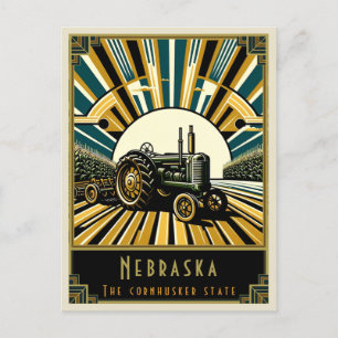 Carte Postale Nebraska Art déco