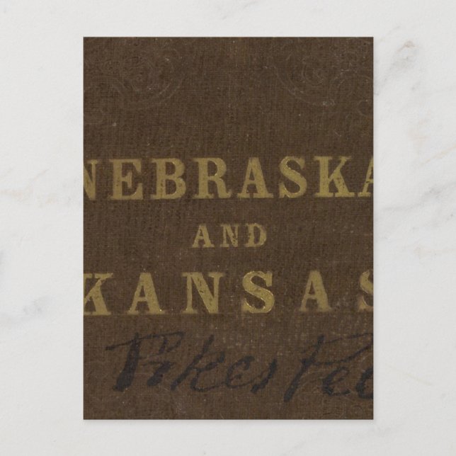 Carte Postale Nebraska et Kansas (Devant)