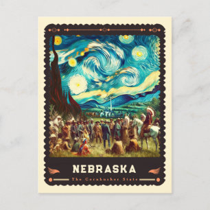 Carte Postale Nebraska Vincent Van Gogh inspiré