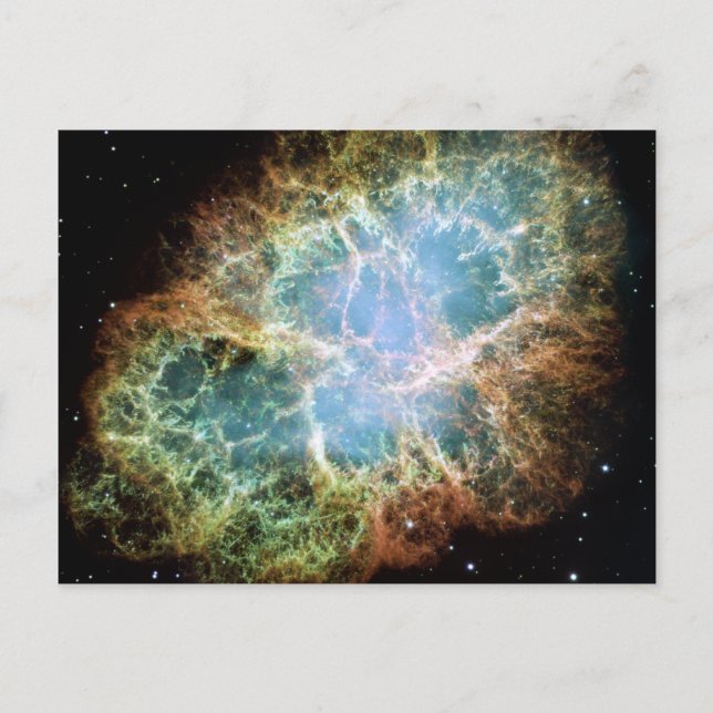 Carte Postale Nebula de crabe - Télescope Hubble (Devant)