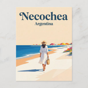 Carte Postale Necochea Argentine