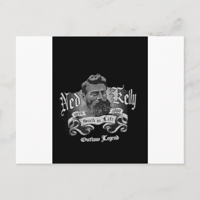 Carte Postale Ned Kelly - Une Légende Australienne (Devant)