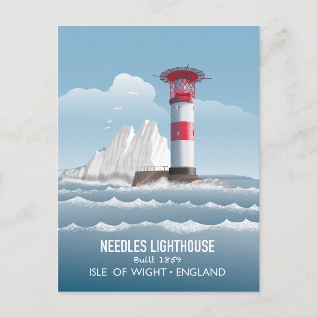 Carte Postale Needles Lighthouse (Devant)