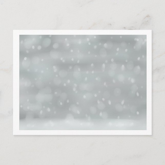 Carte Postale Neige (Devant)