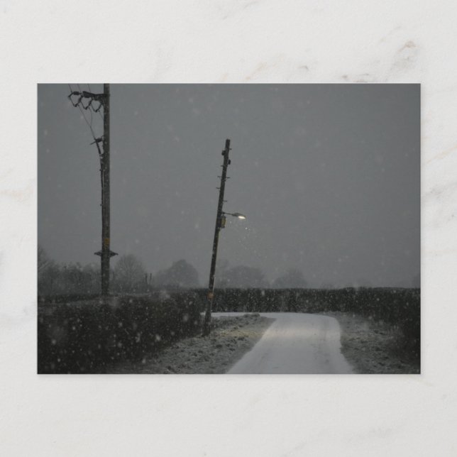 Carte Postale Neige (Devant)