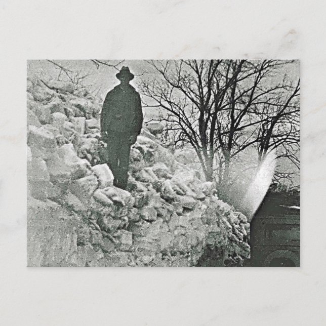 Carte Postale Neige (Devant)