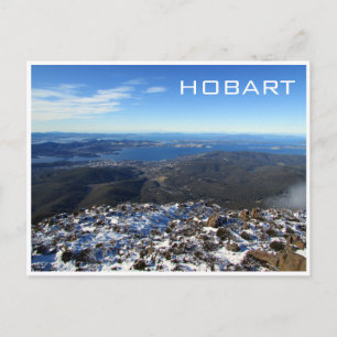 Carte Postale neige de montagne hobart