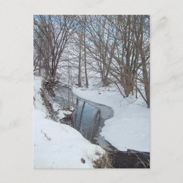 Carte Postale Neige du pays (Devant)