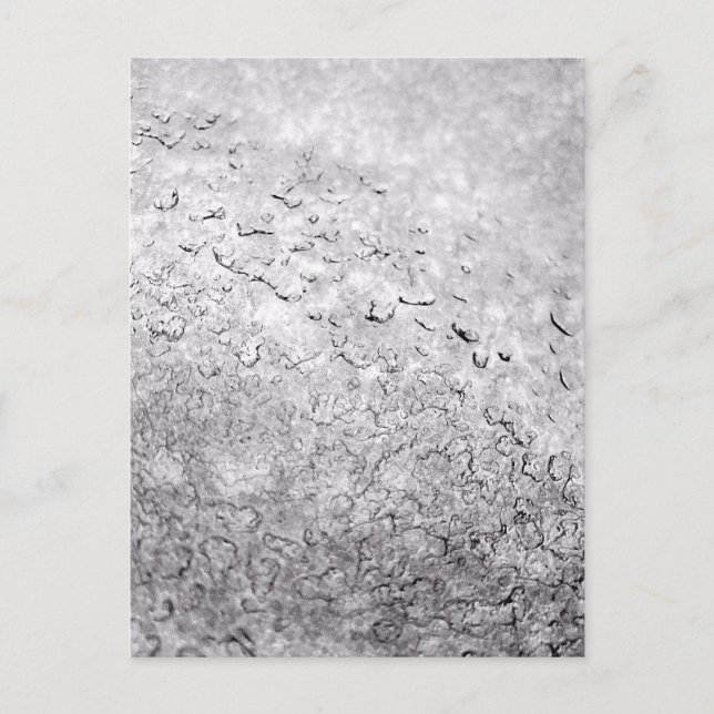 Carte Postale Neige fondue (Devant)