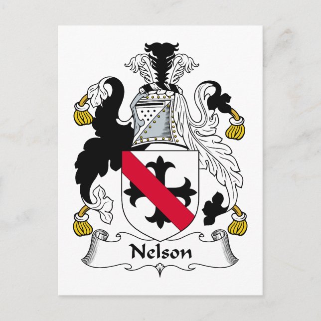 Carte Postale Nelson Family Crest (Devant)