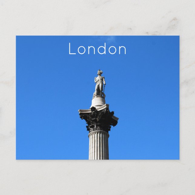 Carte Postale Nelson's Column, London Postcard (Devant)
