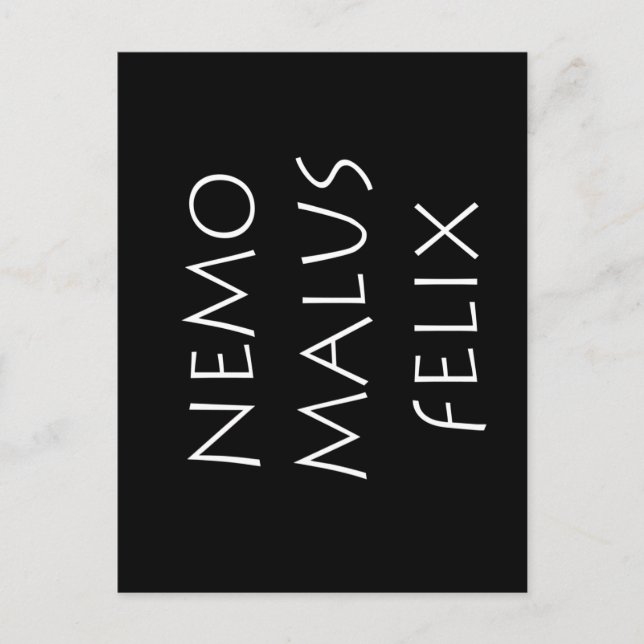 Carte Postale Nemo malus felix (Devant)