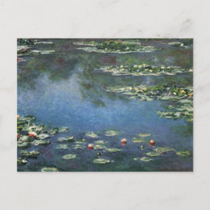 Carte Postale Nénuphars de Claude Monet, Fleurs Vintages