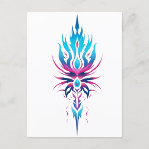 Carte Postale Neo-Tribal Sigil