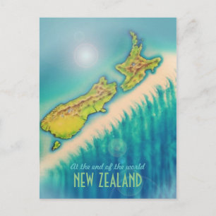 Carte postale néo-zélandaise