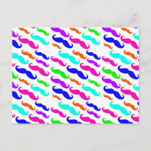 Carte postale Neon aux couleurs vives