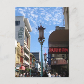 Carte Postale Neon Bouddha Chinatown SF Photocartes postales