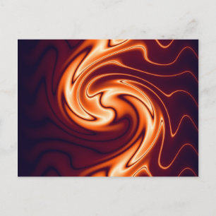 Carte postale Neon Marbling