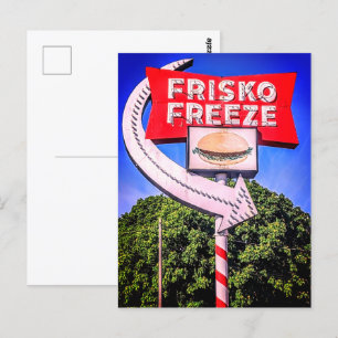 Carte Postale Neon Nord-Ouest : Frisko Freeze