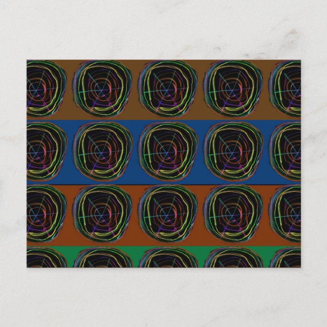 Carte Postale NEON Sparkle Graphle LINE art (Devant)