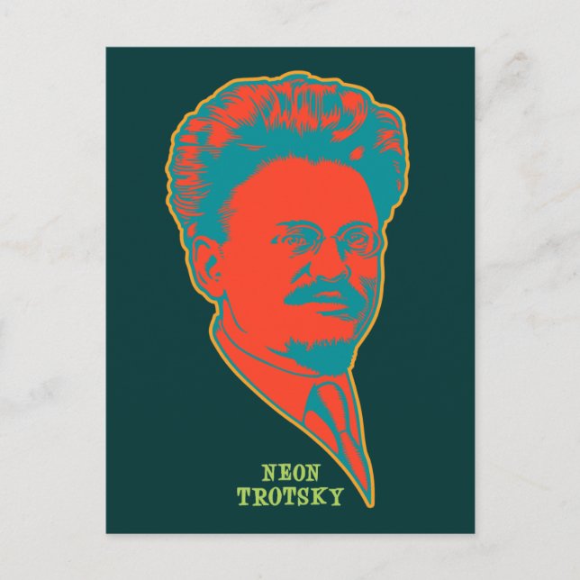 Carte Postale Neon Trotsky (Devant)