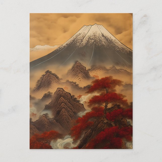 Carte Postale NeoNihonga Fuji 003 (Devant)
