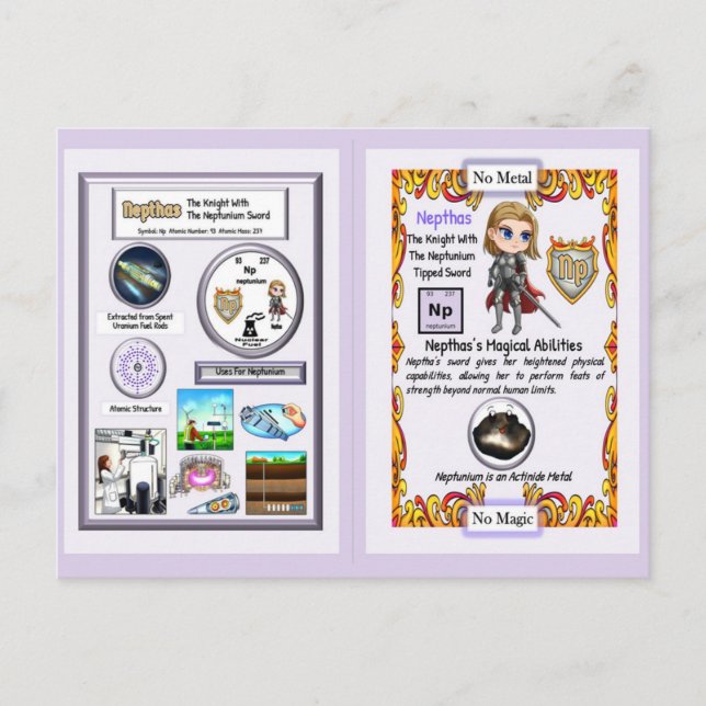 Carte Postale Nepthas - Chevalier épée Neptunium (Devant)