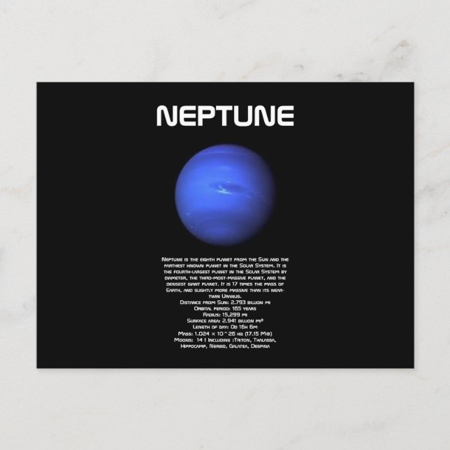 Carte postale Neptune (Devant)
