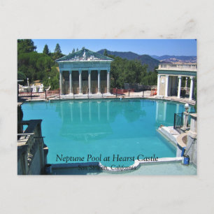 Carte Postale Neptune pool at Hearst Castle, San Simeon, CA