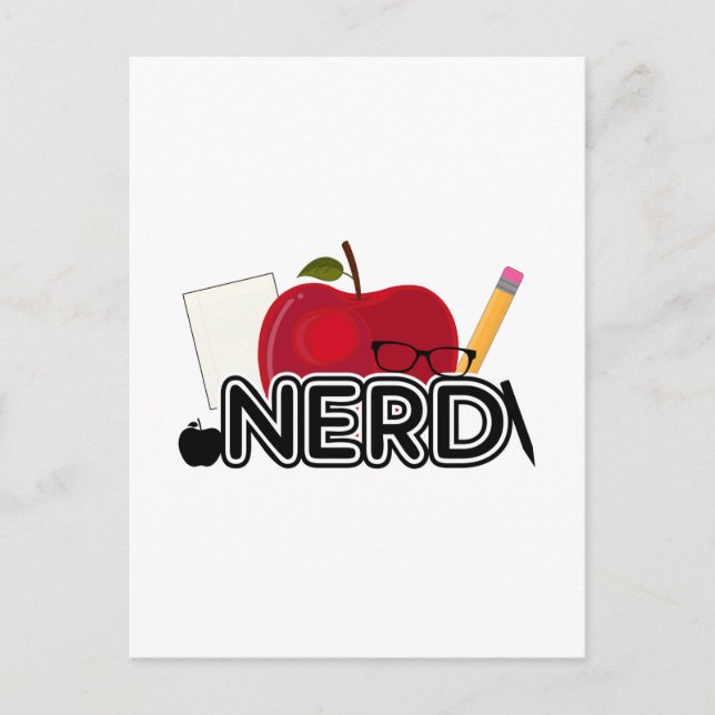 Carte Postale Nerd - Logo (Devant)