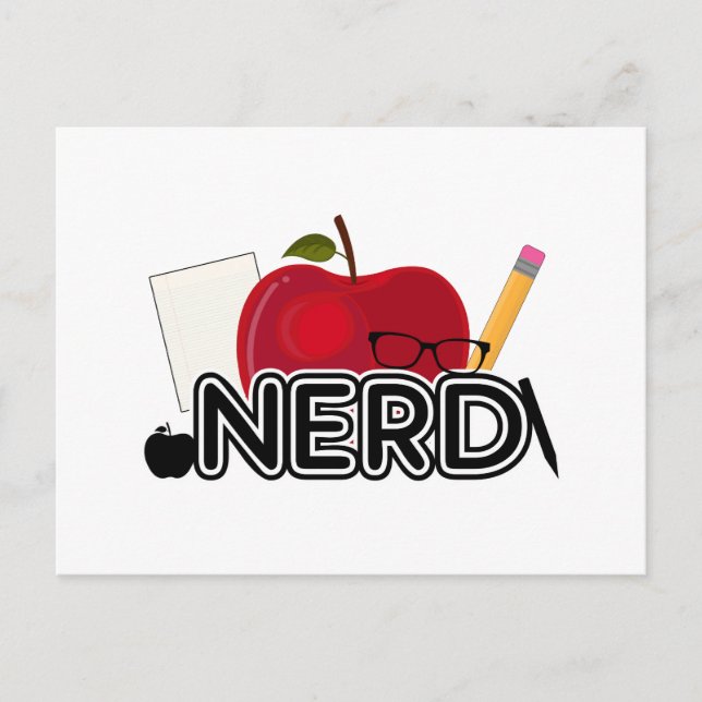 Carte Postale Nerd - Logo (Devant)