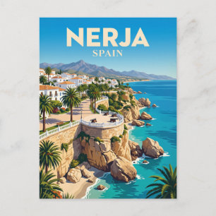 Carte Postale Nerja Balcón de Europa Espagne