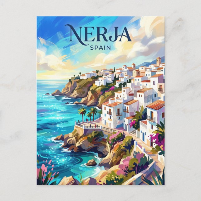 Carte Postale Nerja Espagne (Devant)