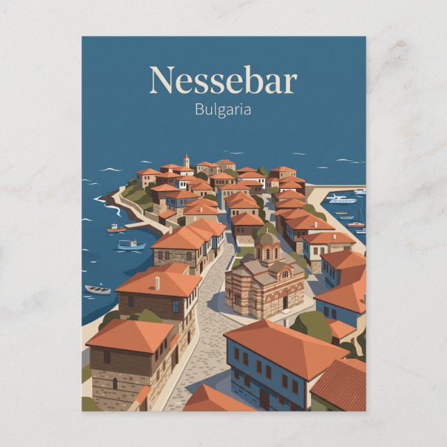 Carte Postale Nessebar Bulgarie (Devant)