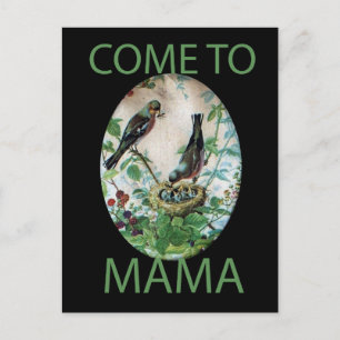 Carte Postale Nest of Joy : L'amour du jeune esprit nourdissant