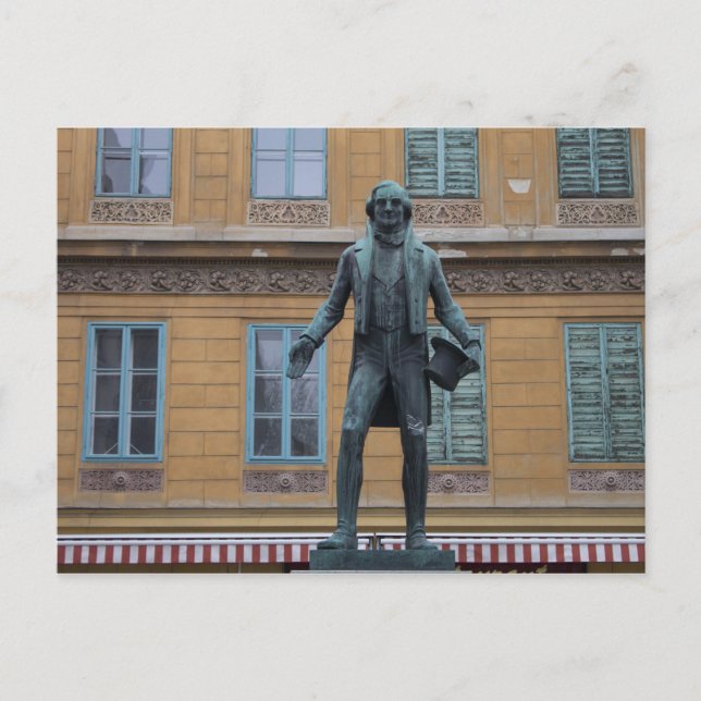 Carte Postale Nestroy Denkmal, Vienne Autriche (Devant)