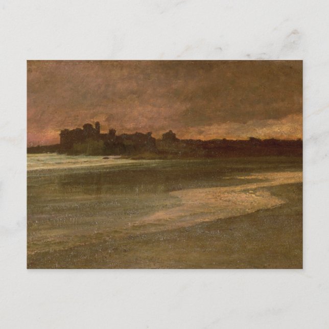 Carte Postale Nettuno, Soirée sur la plage (Devant)