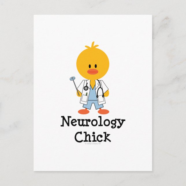 Carte postale Neurology Chick (Devant)