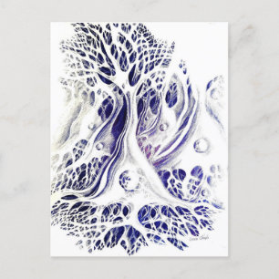 Carte Postale neurones pyramidaux dessin