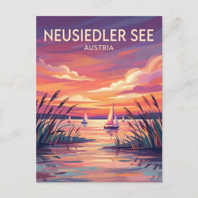 Carte Postale Neusiedler See Autriche (Devant)