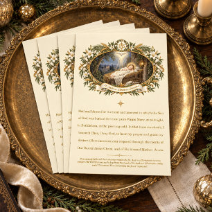 Carte Postale Neuvaine de Noël de St. Andrew vintage Nativité 
